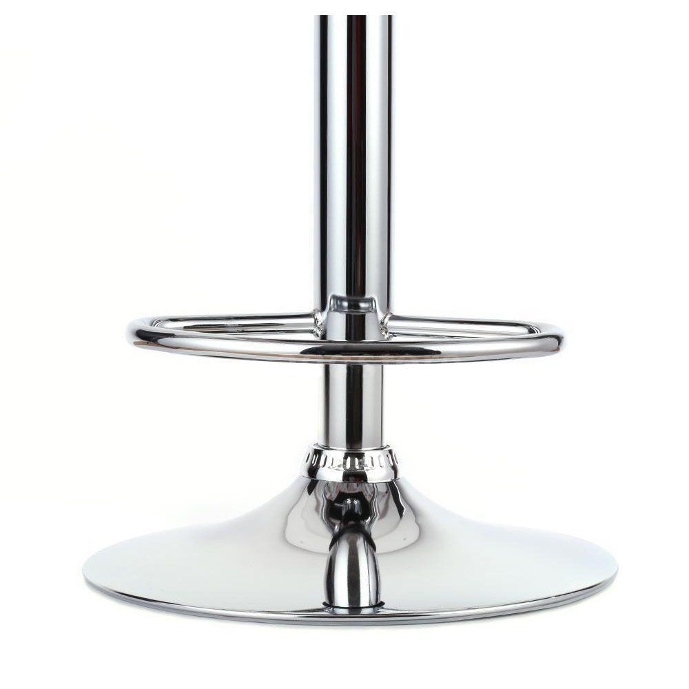 Banqueta Alta Estofada Para Cozinha Vox F03 Branco - Lyam Decor