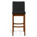 Banqueta Alta Para Cozinha Sala De Jantar Fixa Mila B04 Facto Preto Fosco - Lyam Decor