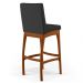 Banqueta Alta Para Cozinha Sala De Jantar Fixa Mila B04 Facto Preto Fosco - Lyam Decor