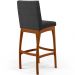Banqueta Alta Para Cozinha Sala De Jantar Fixa Mila L02 Bouclê Preto - Lyam Decor