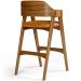 Banqueta Alta Para Cozinha Sala de Jantar Bar Suran L02 Couríssimo Whisky - Lyam Decor