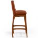 Banqueta Alta Para Cozinha Sala de Jantar Fixa Mila B04 Couríssimo Camel - Lyam Decor