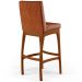 Banqueta Alta Para Cozinha Sala de Jantar Fixa Mila B04 Couríssimo Camel - Lyam Decor