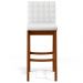 Banqueta Alta Para Cozinha Sala de Jantar Fixa Mila B04 Facto Branco Fosco - Lyam Decor