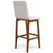 Banqueta Alta Para Cozinha Sala de Jantar Fixa Zoe B04 Bouclê Cru - Lyam Decor