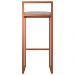 Banqueta Alta Para Cozinha Sala de Jantar Hanna L02 Bronze Linho Bege - Lyam Decor