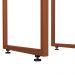 Banqueta Alta Para Cozinha Sala de Jantar Hanna L02 Bronze Linho Bege - Lyam Decor