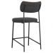 Banqueta Baixa Bar Cozinha Sala De Jantar Whisky Elira L02 Couríssimo Whisky Linho Chumbo - Lyam Decor