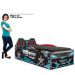 Bicama Infantil Com Proteção Lateral Quarto Speed Run P04 Vermelho Azul - Lyam Decor