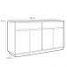 Buffet Para Sala de Jantar Ana N01 Ypê Off White - Lyam Decor