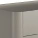 Cômoda Para Quarto Closet Orgânica 3 Gavetas Pés Industrial Dourado Bliss I03 Grigio - Lyam Decor