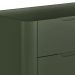 Cômoda Para Quarto Closet Orgânica 3 Gavetas Pés Industrial Dourado Bliss I03 Musgo - Lyam Decor
