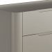 Cômoda Para Quarto Closet Orgânica 3 Gavetas Pés Industrial Preto Bliss I03 Grigio - Lyam Decor