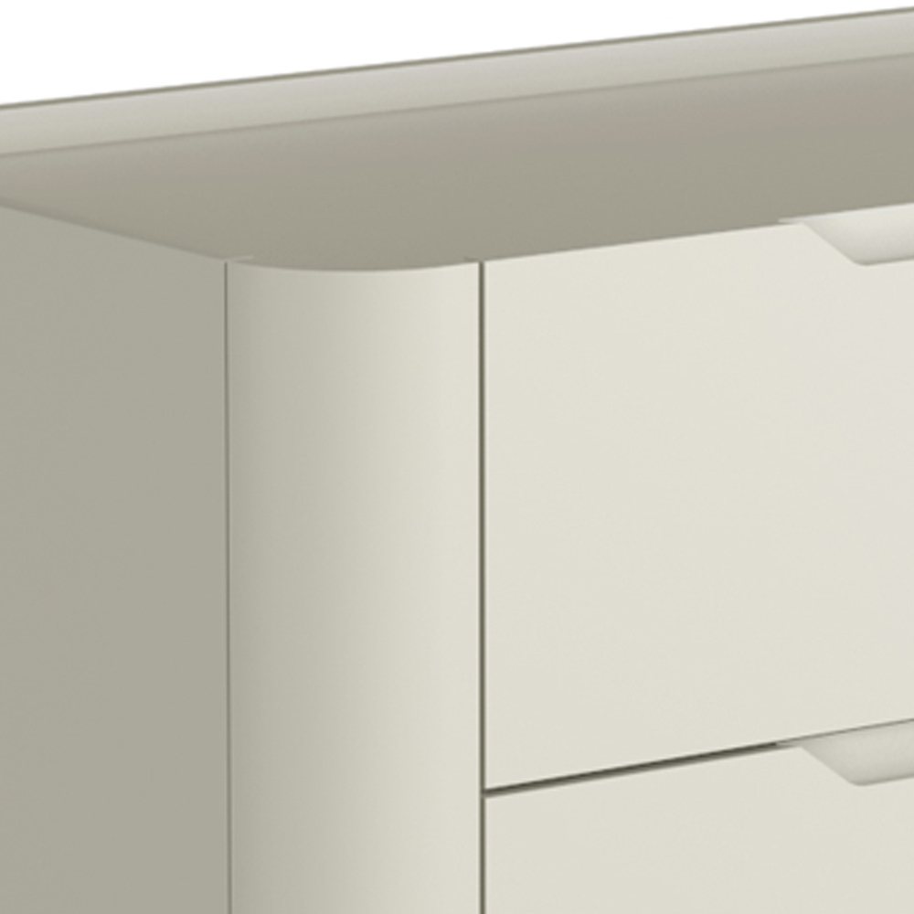 Cômoda Para Quarto Closet Orgânica 3 Gavetas Pés Industrial Preto Bliss I03 Luna - Lyam Decor