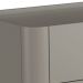Cômoda Para Quarto Closet Orgânica 6 Gavetas Pés Industrial Dourado Bliss I03 Grigio - Lyam Decor