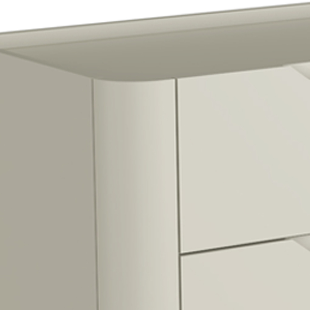 Cômoda Para Quarto Closet Orgânica 6 Gavetas Pés Industrial Dourado Bliss I03 Luna - Lyam Decor