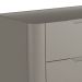 Cômoda Para Quarto Closet Orgânica 6 Gavetas Pés Industrial Preto Bliss I03 Grigio - Lyam Decor