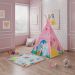 Cabana Infantil Quarto Tenda Little Hut P04 Colorido Rosa - Lyam Decor