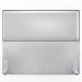 Cabeceira Box Casal Com Tachas 140 cm Vicenza L02 Facto Cinza Metalizado - Lyam Decor