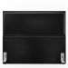 Cabeceira Box Casal Com Tachas 140 cm Vicenza L02 Facto Preto Metalizado - Lyam Decor