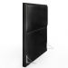 Cabeceira Box Casal Com Tachas 140 cm Vicenza L02 Facto Preto Metalizado - Lyam Decor