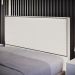 Cabeceira Box Casal Com Tachas 160 cm Vicenza L02 Bouclê Cru - Lyam Decor