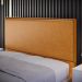 Cabeceira Box Casal Com Tachas 160 cm Vicenza L02 Couríssimo Whisky - Lyam Decor