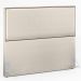 Cabeceira Box Casal King Com Tachas 195 cm Vicenza L02 Facto Pérola Metalizado - Lyam Decor