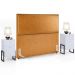 Cabeceira Box King Vicenza 195 Couríssimo Whisky L02 E 2 Mesas De Cabeceira Work Branco - Lyam Decor