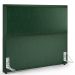 Cabeceira Box King Vicenza 195 Facto Verde Musgo L02 E 2 Mesas De Cabeceira Work Branco - Lyam Decor