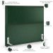 Cabeceira Box King Vicenza 195 Facto Verde Musgo L02 E 2 Mesas De Cabeceira Work Branco - Lyam Decor