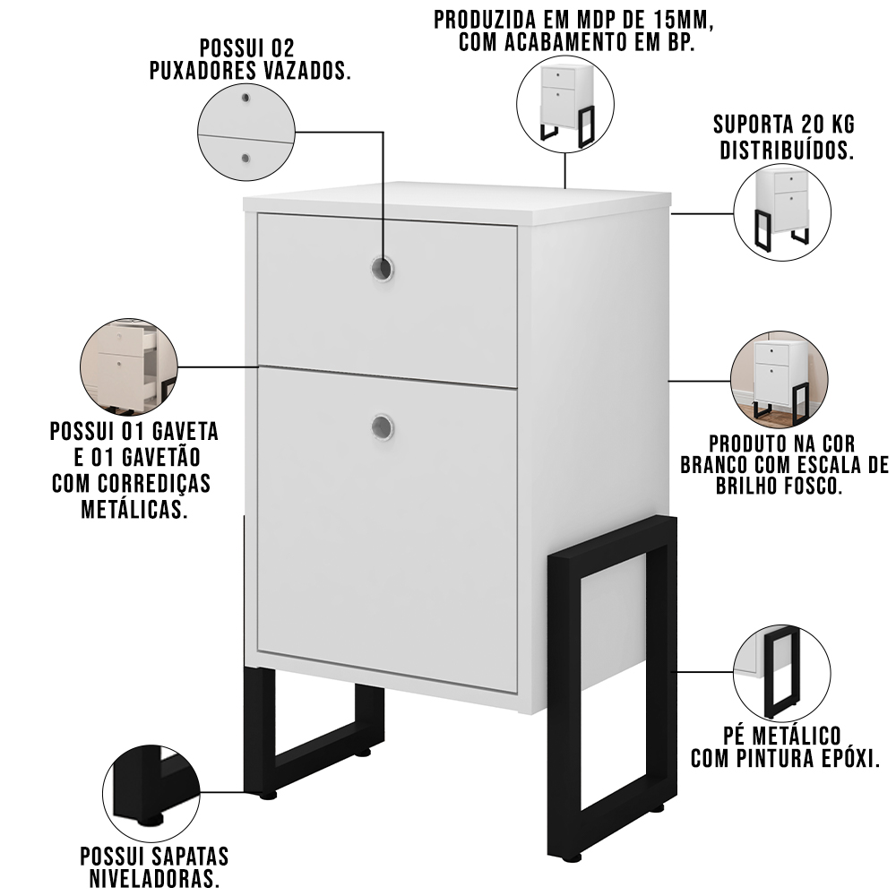Cabeceira Box King Vicenza 195 Facto Verde Musgo L02 E 2 Mesas De Cabeceira Work Branco - Lyam Decor
