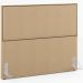 Cabeceira Box King Vicenza 195 Linho Bege Escuro L02 E 2 Mesas De Cabeceira Work Branco - Lyam Decor