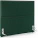 Cabeceira Box King Vicenza 195 cm Bouclê Verde L02 E 02 Mesas De Cabeceira Work Branco - Lyam Decor