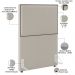 Cabeceira Box Solteiro Com Tachas 100 cm Vicenza L02 Bouclê Creme - Lyam Decor