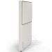 Cabeceira Box Solteiro Com Tachas 100 cm Vicenza L02 Bouclê Cru - Lyam Decor