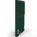 Cabeceira Box Solteiro Com Tachas 100 cm Vicenza L02 Bouclê Verde - Lyam Decor