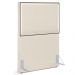 Cabeceira Box Solteiro Com Tachas 100 cm Vicenza L02 Facto Pérola Metalizado - Lyam Decor