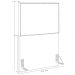 Cabeceira Box Solteiro Com Tachas 100 cm Vicenza L02 Facto Pérola Metalizado - Lyam Decor