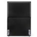 Cabeceira Box Solteiro Com Tachas 100 cm Vicenza L02 Facto Preto Metalizado - Lyam Decor