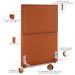 Cabeceira Box Solteiro Com Tachas 100 cm Vicenza L02 Tecido Terracota - Lyam Decor
