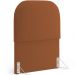 Cabeceira Cama Box 100cm Lanna com Puff Recamier Doha W01 Bouclê Terracota - Lyam Decor