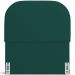 Cabeceira Cama Box 100cm Lanna com Puff Recamier Doha W01 Bouclê Verde - Lyam Decor