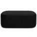 Cabeceira Cama Box 100cm Lanna com Puff Recamier Doha W01 Couríssimo Preto - Lyam Decor