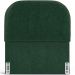 Cabeceira Cama Box 100cm Lanna com Puff Recamier Doha W01 Couríssimo Verde - Lyam Decor