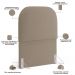 Cabeceira Cama Box 100cm Orgânica Lanna W01 Bouclê Bege - Lyam Decor