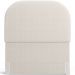 Cabeceira Cama Box 100cm Orgânica Lanna W01 Bouclê Creme - Lyam Decor