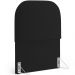 Cabeceira Cama Box 100cm Orgânica Lanna W01 Bouclê Preto - Lyam Decor