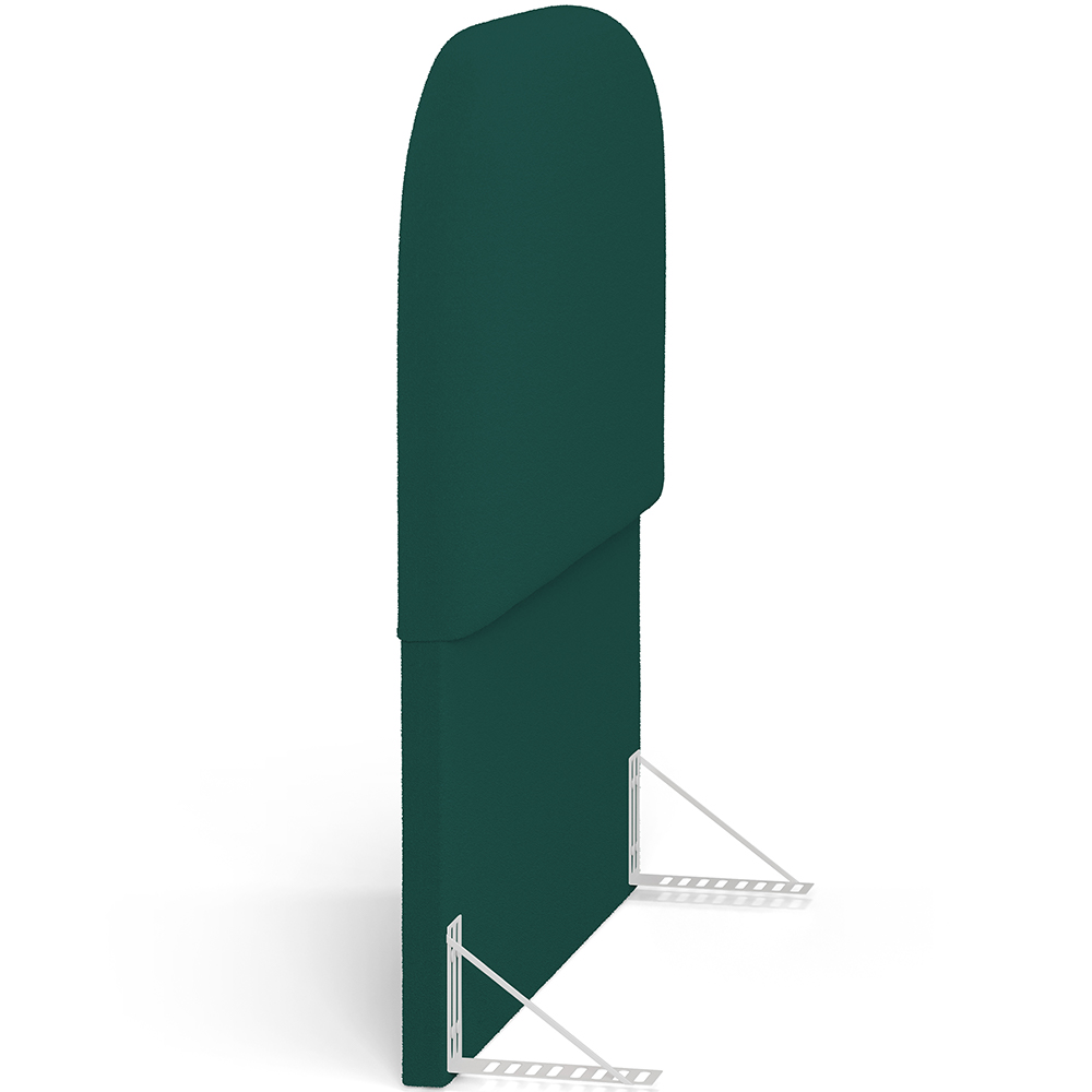 Cabeceira Cama Box 100cm Orgânica Lanna W01 Bouclê Verde - Lyam Decor