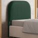 Cabeceira Cama Box 100cm Orgânica Lanna W01 Couríssimo Verde - Lyam Decor